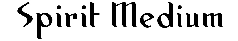 Spirit Medium Font