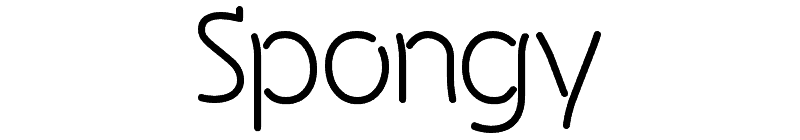 Spongy Font