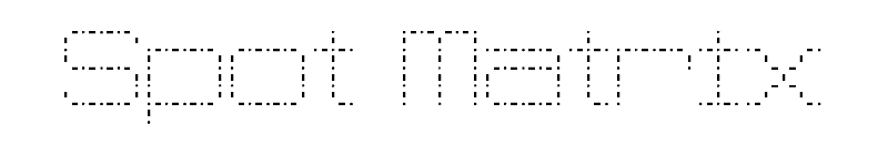 Spot Matrix Font