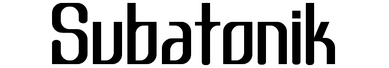 Subatonik Font