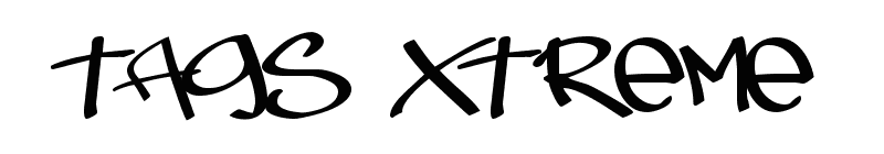 Tags Xtreme Font