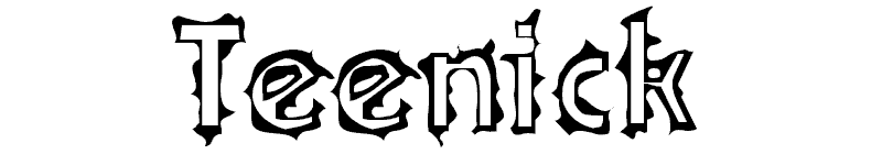 Teenick Font