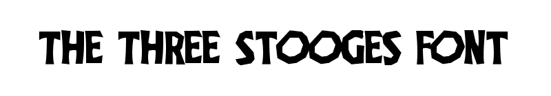 The Three Stooges Font Font