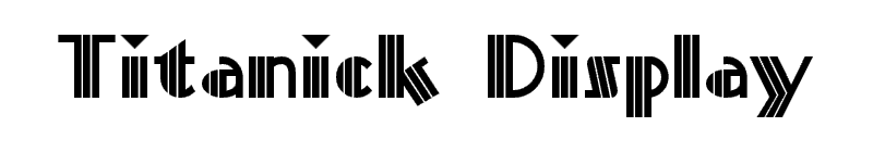 Titanick Display Font