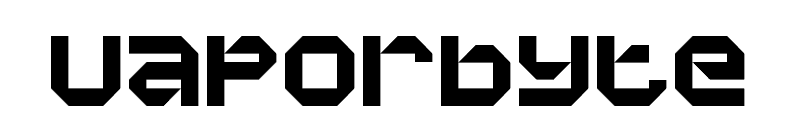 Vaporbyte Font