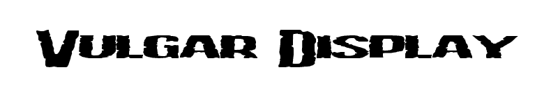 Vulgar Display Font