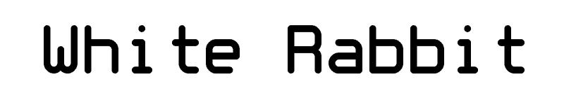 White Rabbit Font