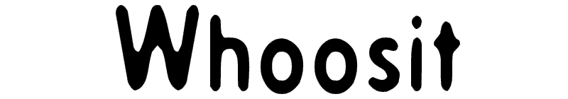 Whoosit Font