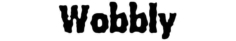 Wobbly Font