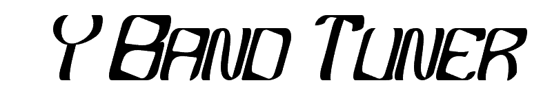 Y Band Tuner Font