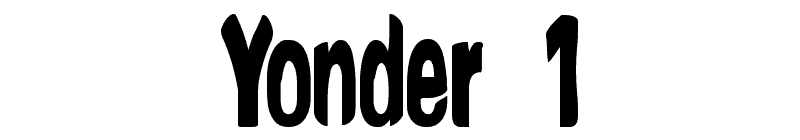 Yonder 1 Font