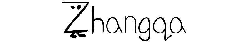 Zhangqa Font